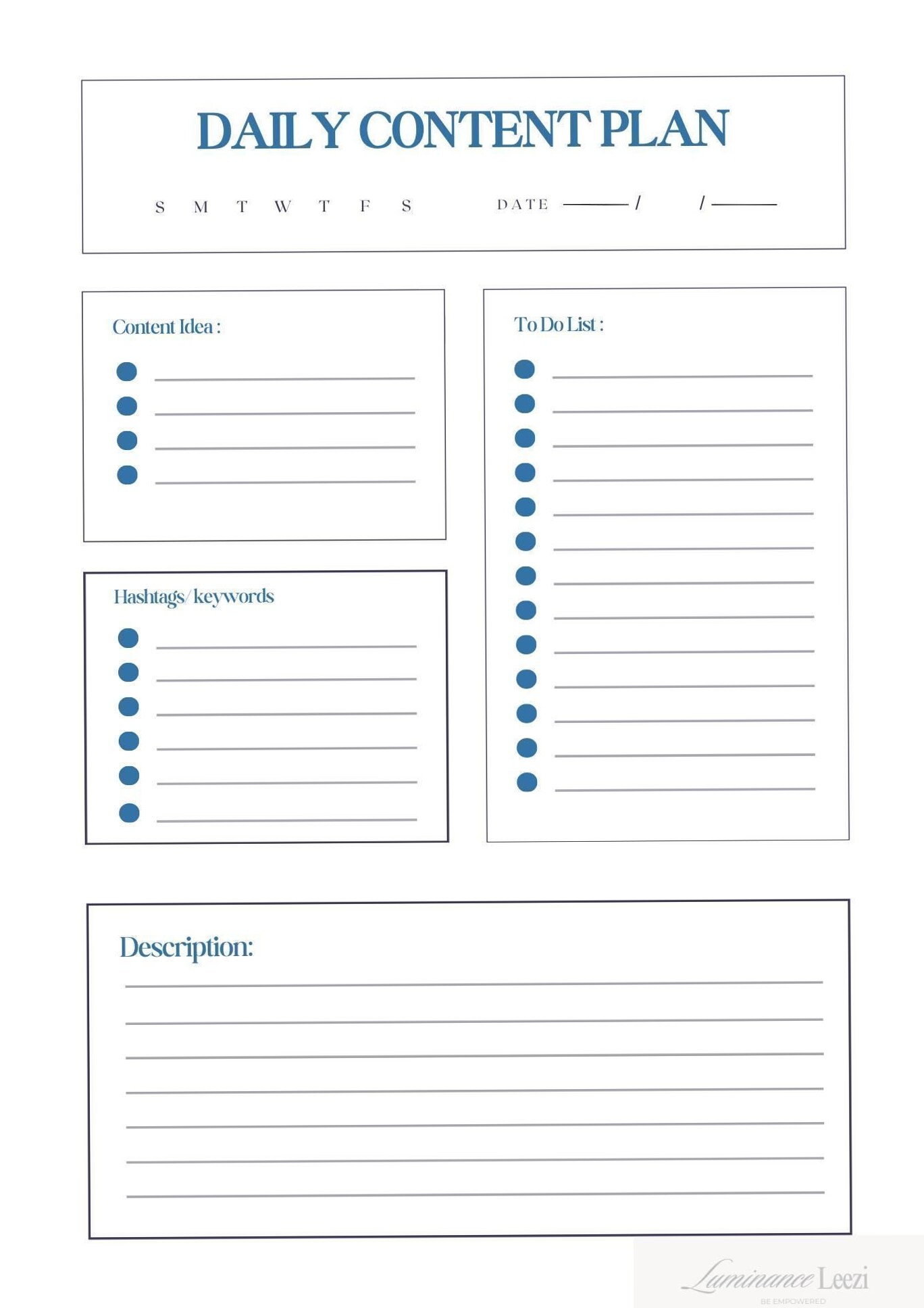 Ultimate Social Media Planner Bundle for Biz Success — 🖇️ 🖇️ dream life manifestation