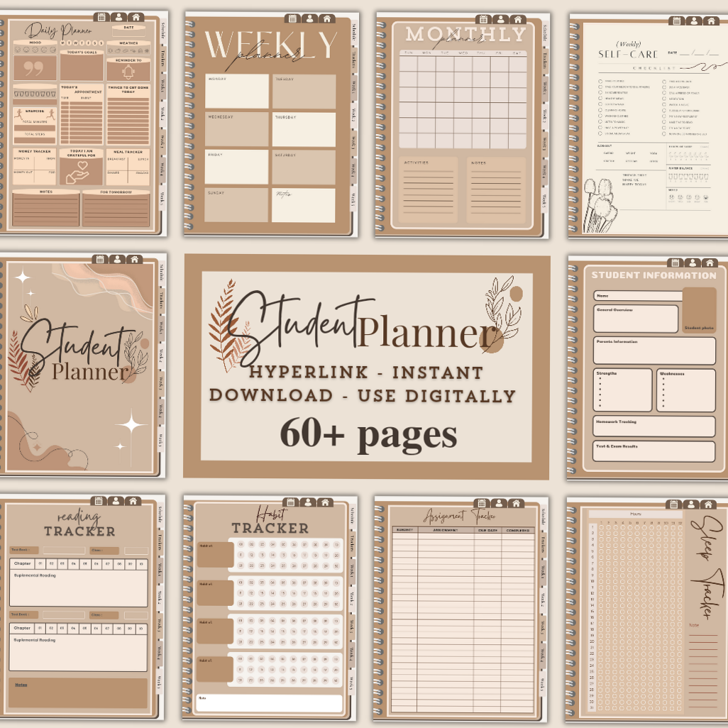 🥂 🌸 Ultimate Study Planner for Time Management Mastery | stay inspired all year long