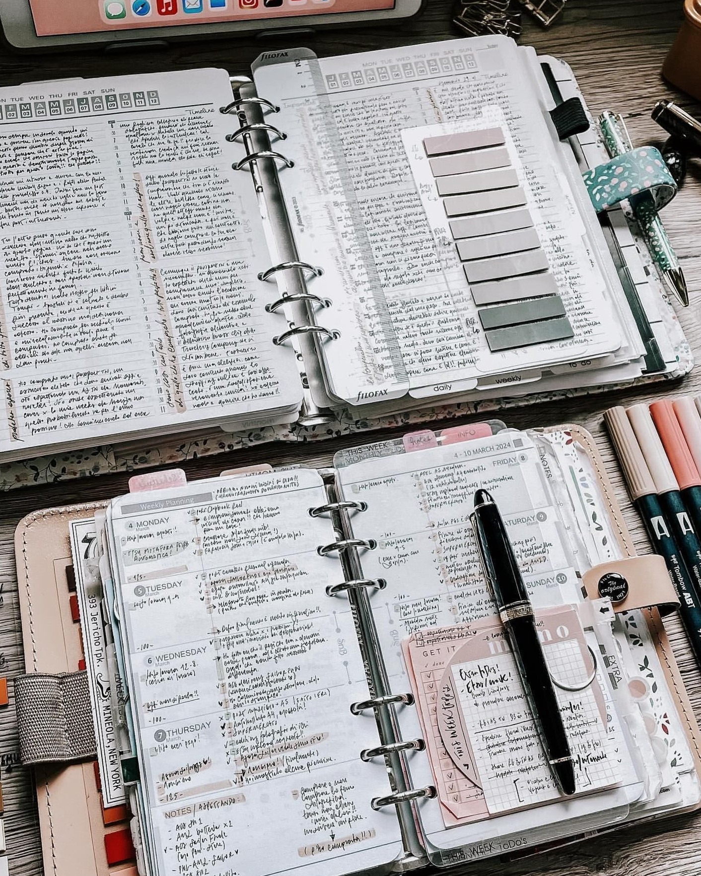 Weekly & Braindump Pages for Creative Planning — 👰 🍰 stay inspired all year long