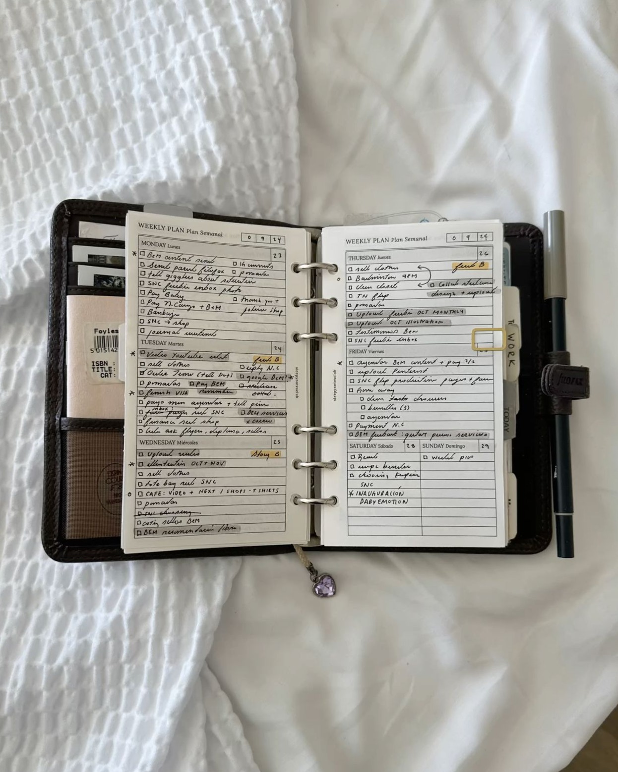 💌 💌 Weekly Planner in My Filofax Ranger | Digital Design Layout | dream life manifestation