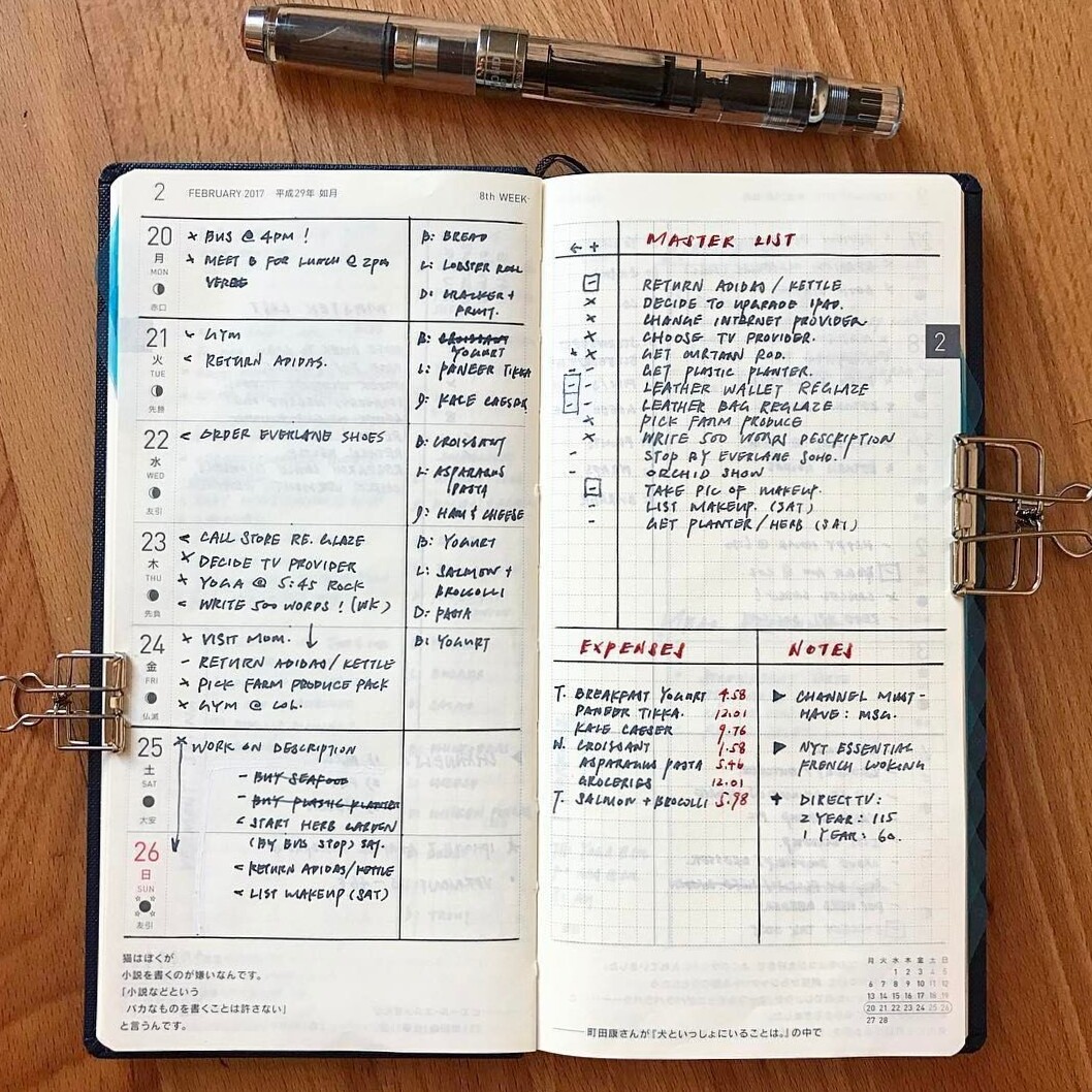 💌 💌 Weekly Productivity Log for Organized Time Management | romanticize your routine