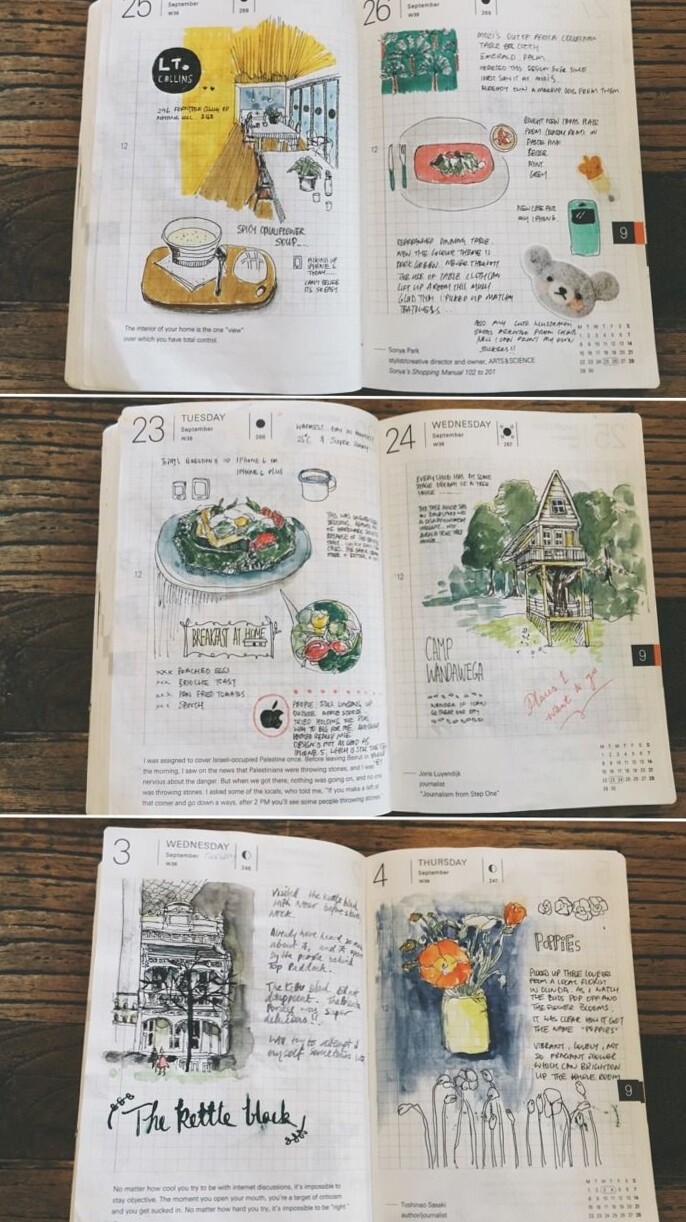 🌿 🎀 What’s Inside My Hobonichi 2014 | Digital Design Planner | secret to staying productive