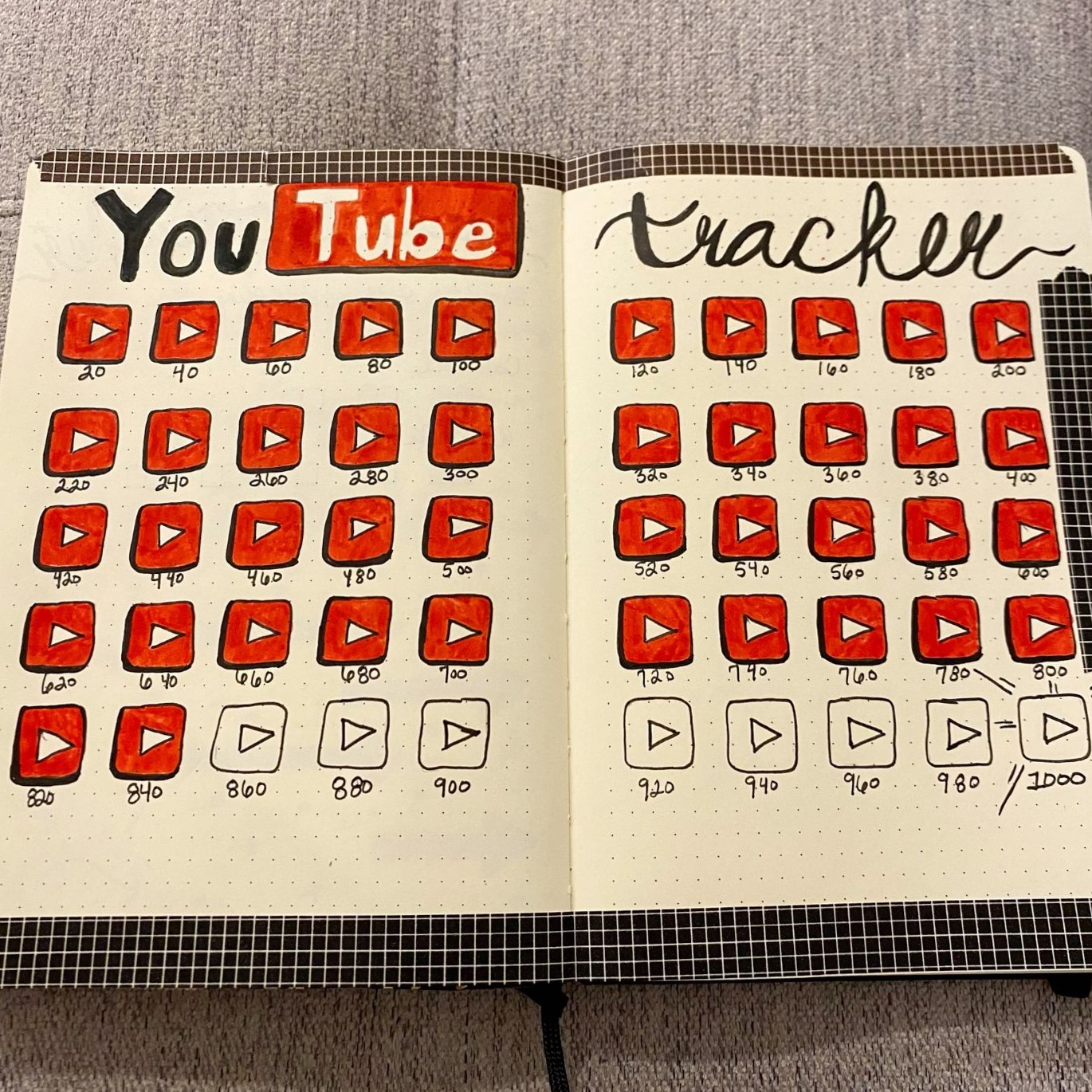 🎀 ✨ YouTube Bullet Journal Tracker for Creative Planners | seamless organization hack