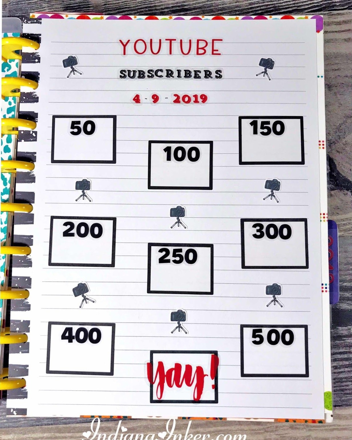 🎀 🌿 YouTube Subscriber Tracker — Single Page Design | essential planning guide